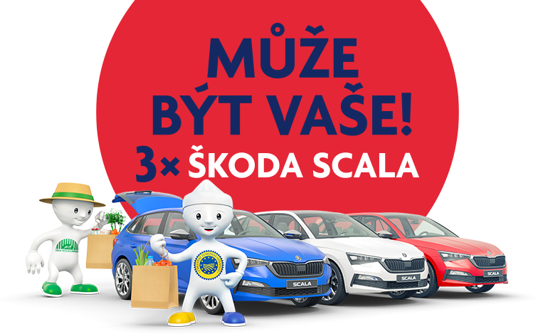 Ilustrační obrázek k souteži o 3 vozy Scala