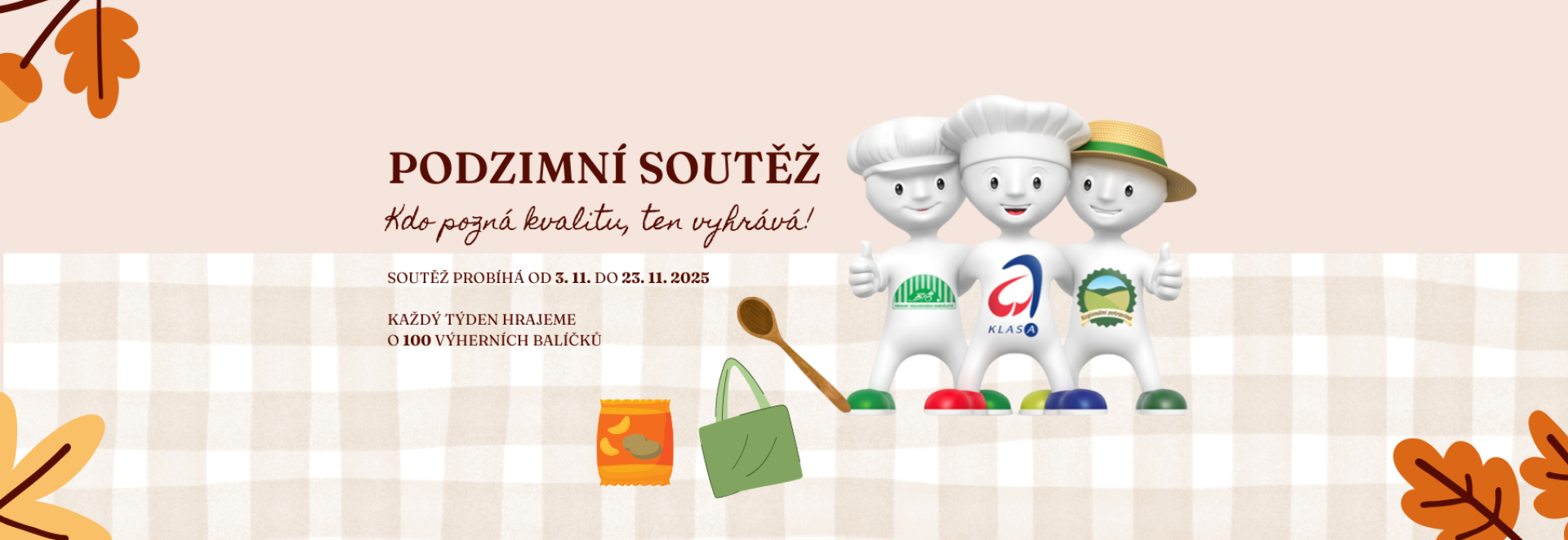 Podzimní soutěž s kvalitními potravinami startuje!